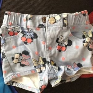 Baby gap Minnie Mouse shorts